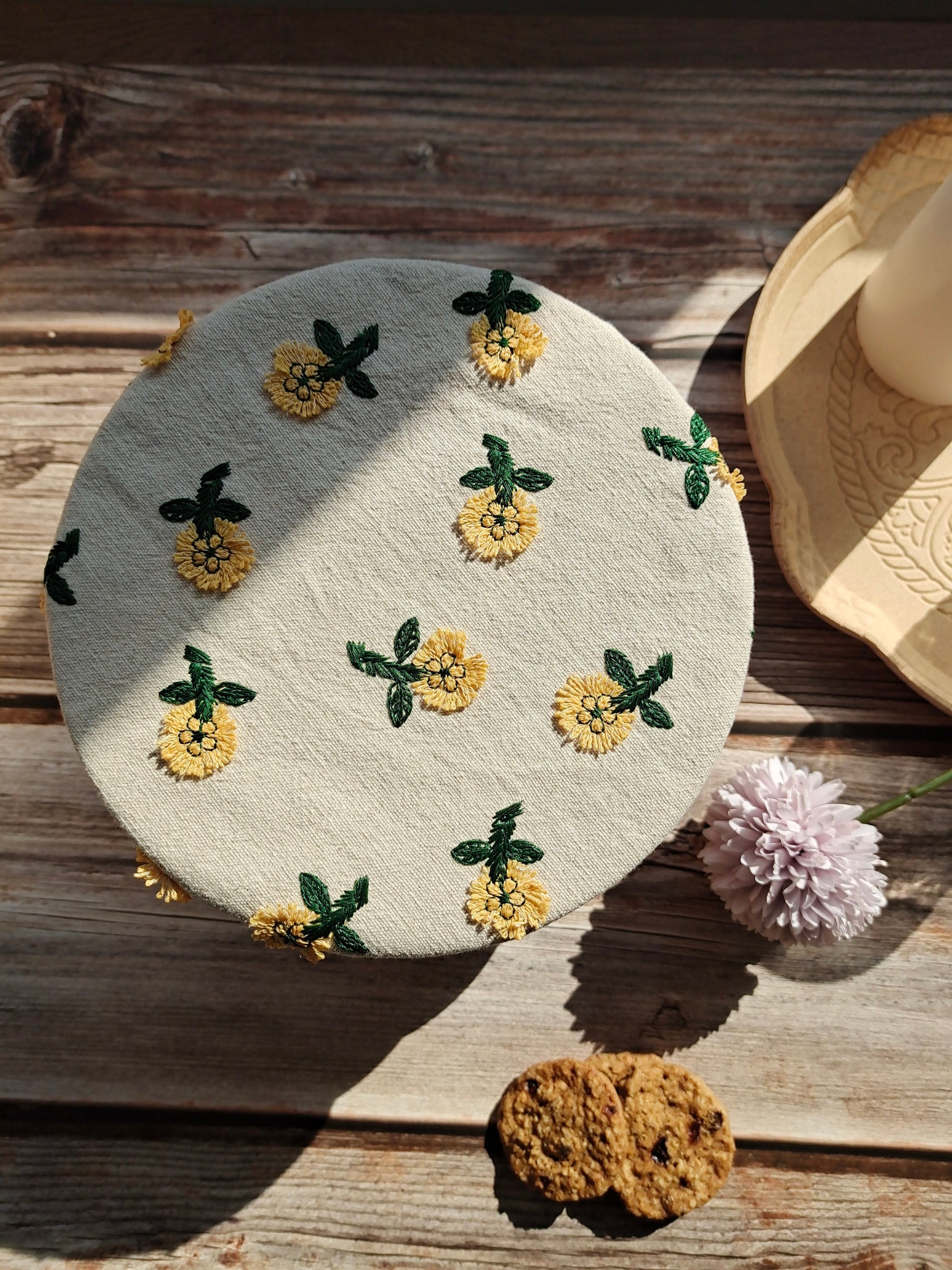 Reusable Bowl Covers Bread Proofing Cover Bread Baking Supplies, Washable Zero Waste Swap,Christmas Gift housewarming gift Yellow strawberry