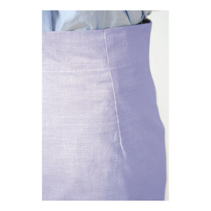 Custom Size Cotton linen wrap skirt, wrap around skirt,high waisted skirt,Custom Size, wrap midi skirt,Full length skirt, Purple