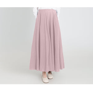 Custom size cotton skirt loose skirts A-line elastic waist skirt travel skirt beach skirt Pink christmas gift