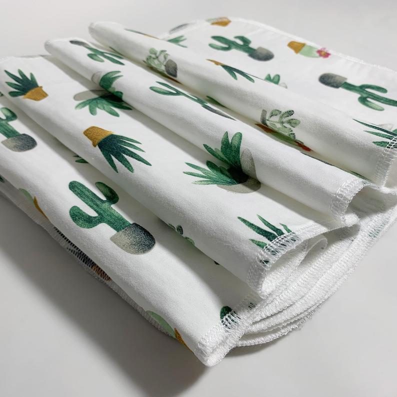 Multi-Use Soft Towel, Set of 12 — Cactus