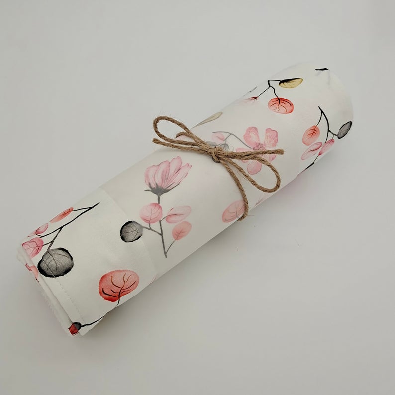 Reusable Unpaper Towels — Pink Flower