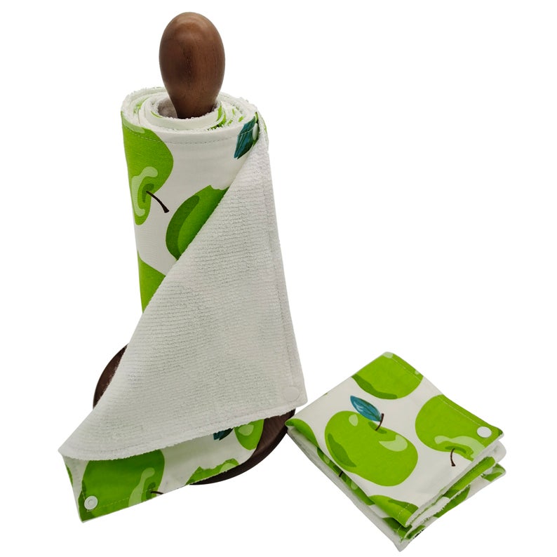 Reusable Unpaper Towels — Green Apple