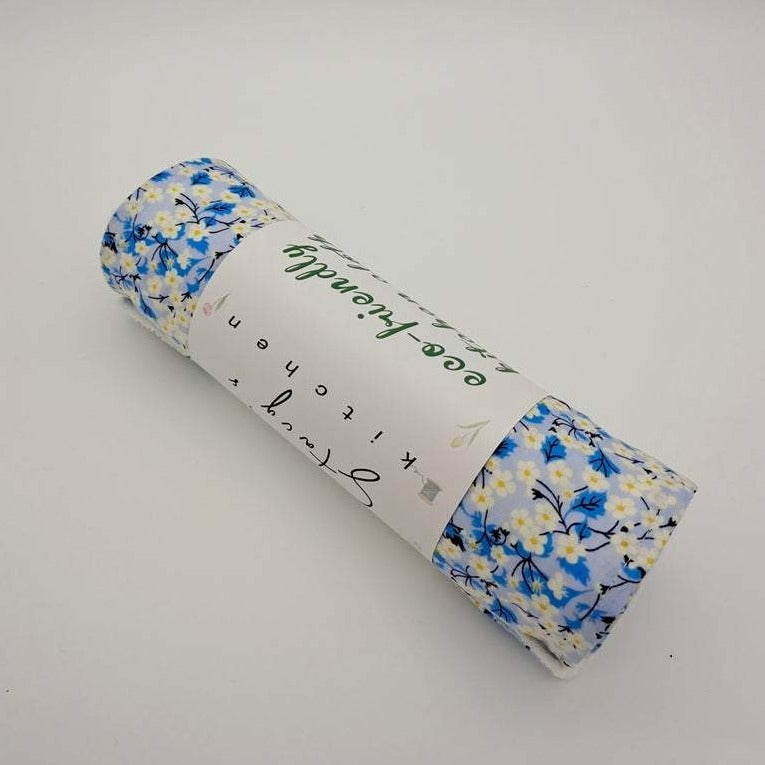 Reusable Unpaper Towels — Blue Flower