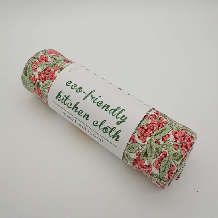 Reusable Unpaper Towels — Red berries