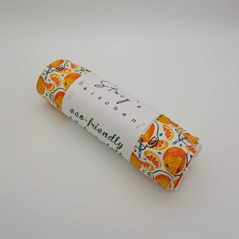 Reusable Unpaper Towels — Orange Fruit