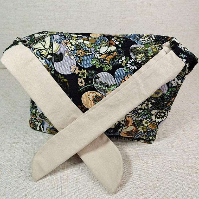 Navy Blue Cotton Bento Lunch Bag