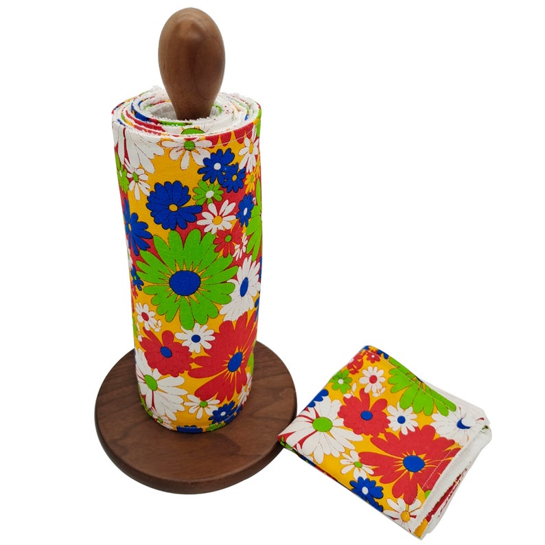 Reusable Unpaper Towels — Colorful Flowers