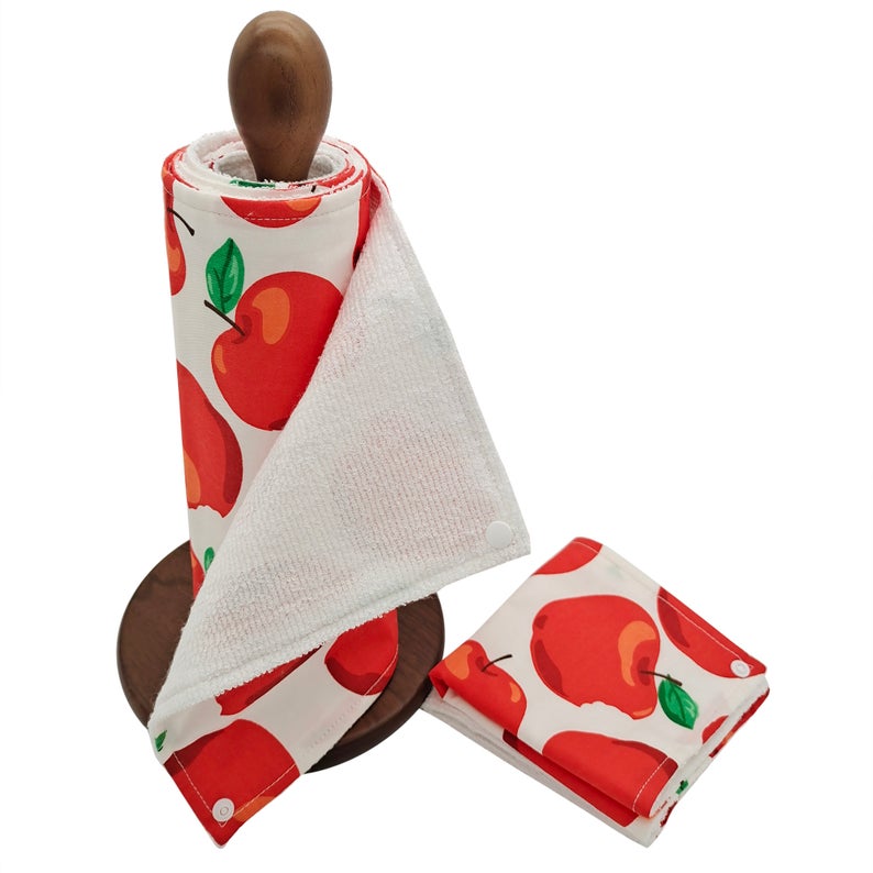 Reusable Unpaper Towels — Red Apple