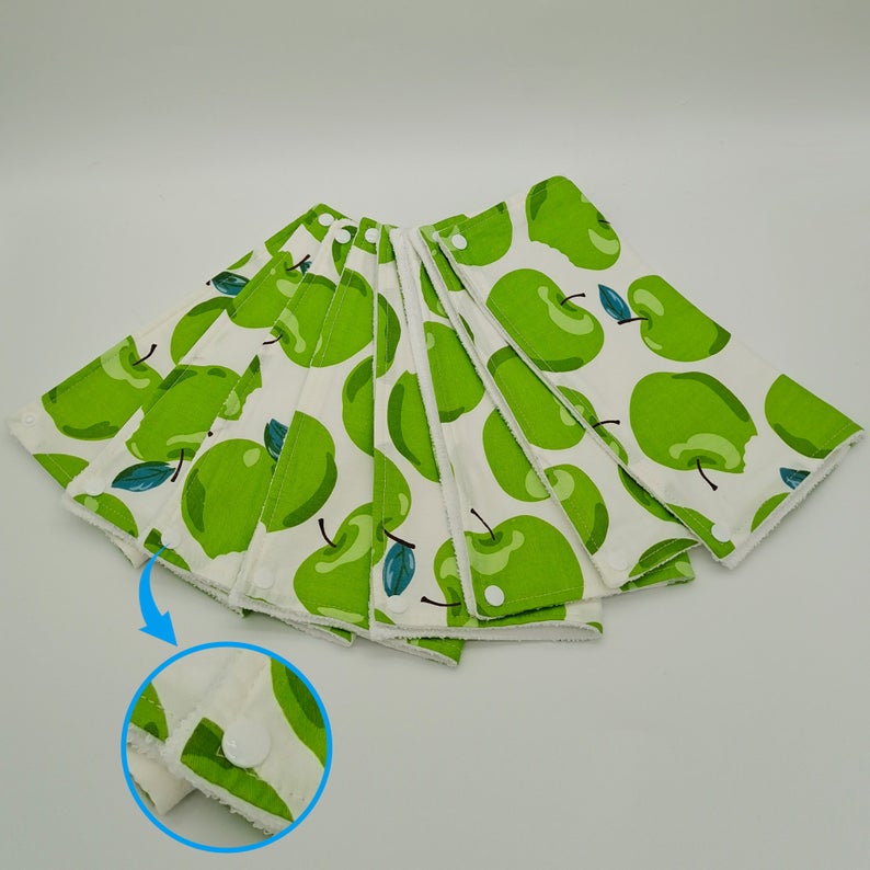 Reusable Unpaper Towels — Green Apple