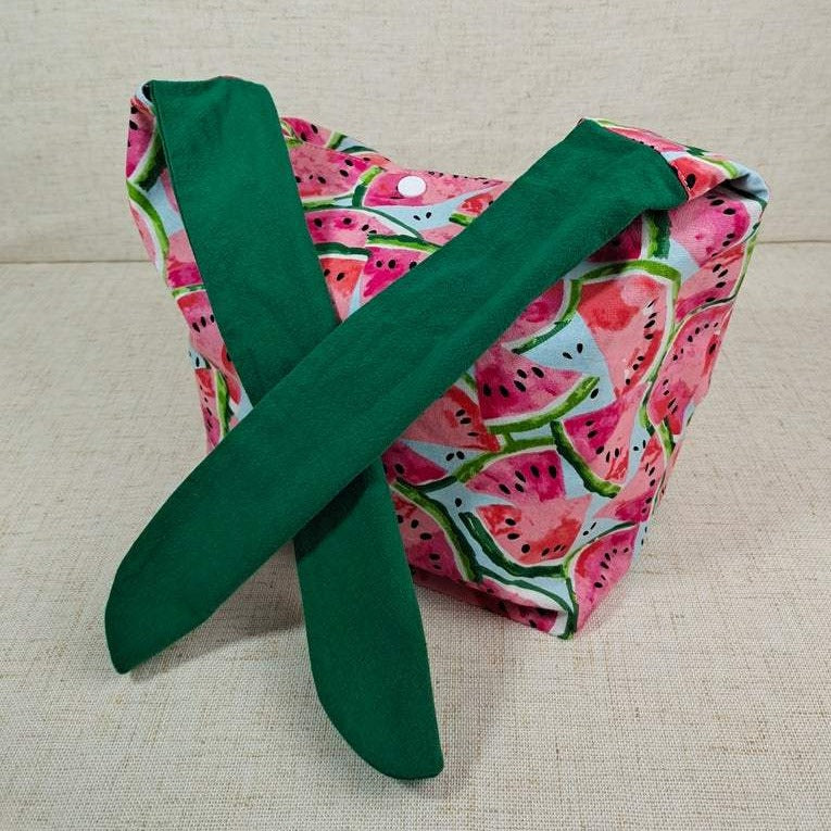 Watermelon Cotton Bento Lunch Bag