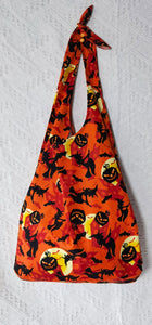 Halloween Bat Pack  tote bag, linen tote bag, market bag, linen bag, adjustable bag  travel bag，beach bag