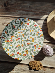 Reusable Bowl Covers Bread Proofing Cover Bread Baking Supplies, Washable Zero Waste Swap,Christmas Gift housewarming gift Colorful cherries